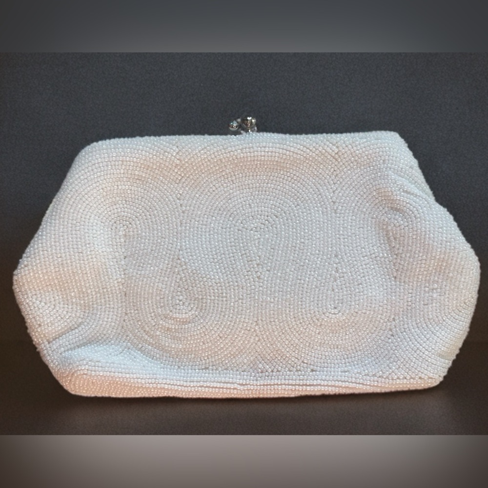 Sensational Hand Beaded Mid Century Evening Bag